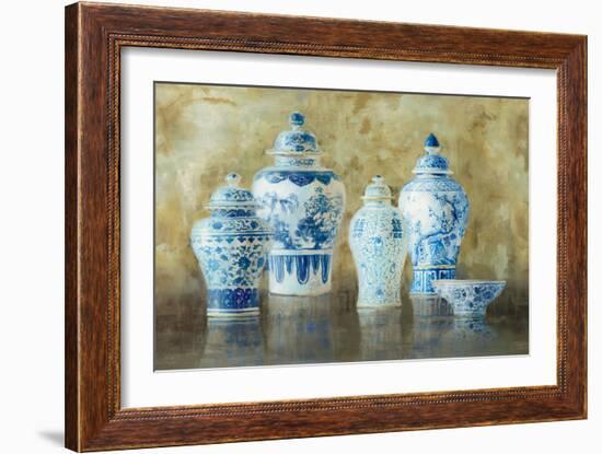 Ginger Jar Still Life v.2-Danhui Nai-Framed Art Print