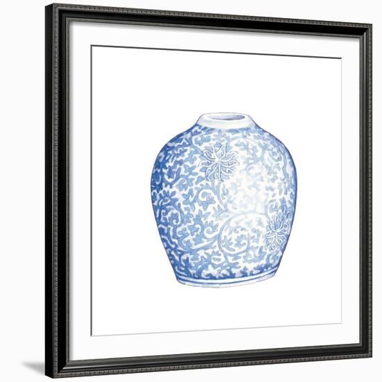 Ginger Jar V on White-Wild Apple Portfolio-Framed Premium Giclee Print