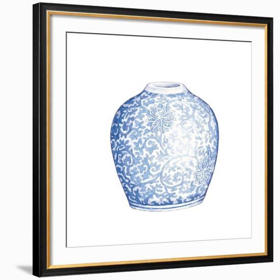 Ginger Jar V on White-Wild Apple Portfolio-Framed Premium Giclee Print