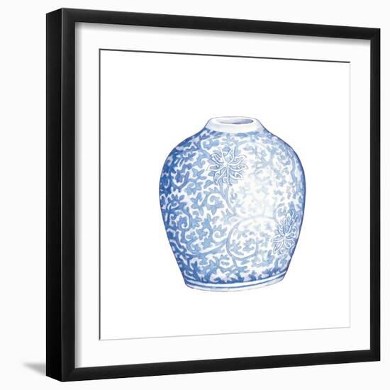 Ginger Jar V on White-Wild Apple Portfolio-Framed Premium Giclee Print