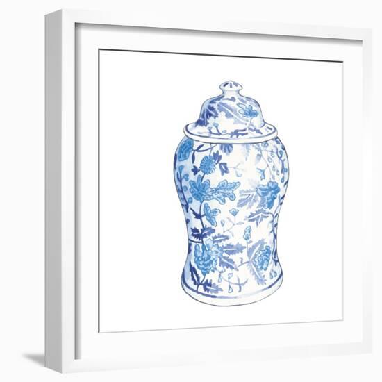 Ginger Jar VI on White-Wild Apple Portfolio-Framed Premium Giclee Print