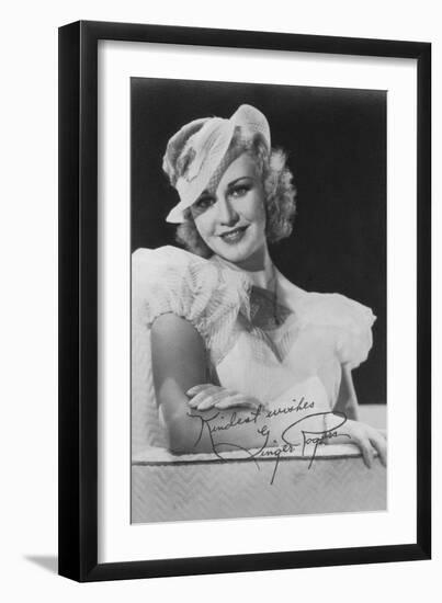 Ginger Rogers (1911-199), American Actress, Dancer and Singer, C1930s-null-Framed Photographic Print