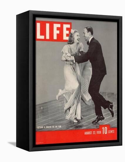Ginger Rogers and Fred Astaire Dancing the Yam, August 22, 1938-Rex Hardy Jr.-Framed Premier Image Canvas
