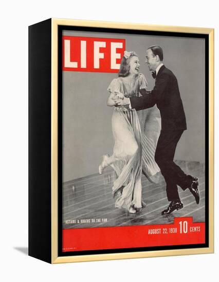 Ginger Rogers and Fred Astaire Dancing the Yam, August 22, 1938-Rex Hardy Jr.-Framed Premier Image Canvas