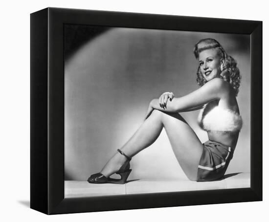 Ginger Rogers - Heartbeat-null-Framed Stretched Canvas