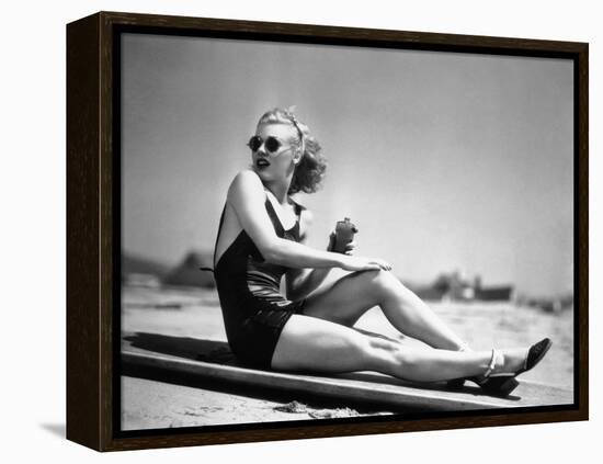 Ginger Rogers-null-Framed Premier Image Canvas