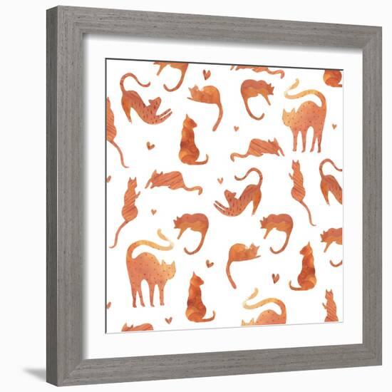 Ginger Tomcats-Elizabeth Rider-Framed Giclee Print