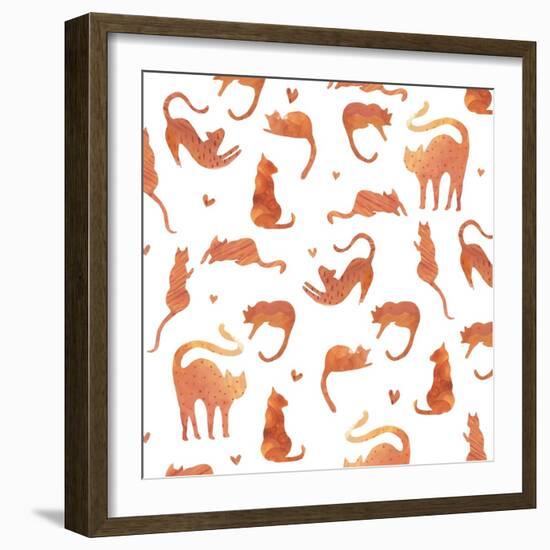 Ginger Tomcats-Elizabeth Rider-Framed Giclee Print