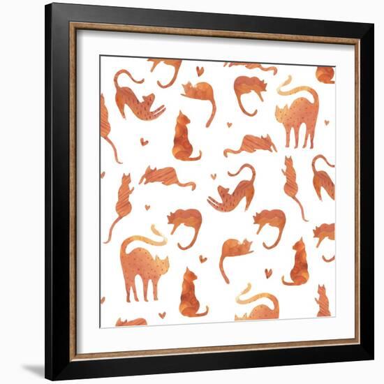 Ginger Tomcats-Elizabeth Rider-Framed Giclee Print
