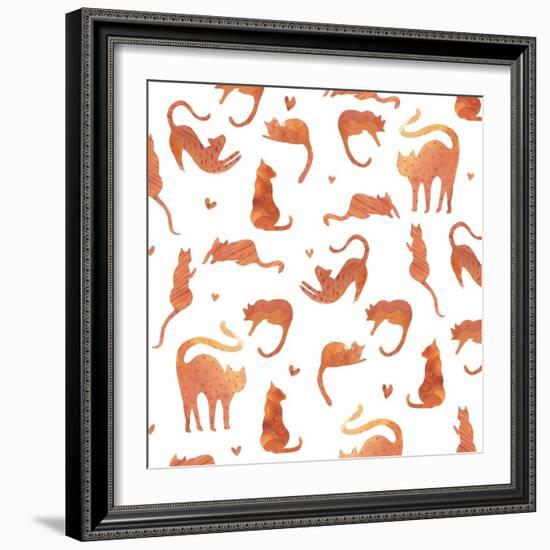 Ginger Tomcats-Elizabeth Rider-Framed Giclee Print