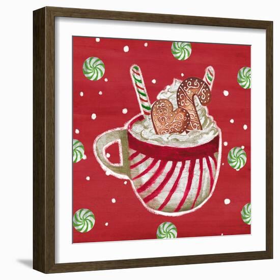 Gingerbread And Hot Cocoa II-Elizabeth Medley-Framed Art Print