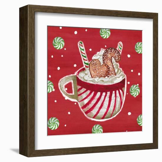 Gingerbread And Hot Cocoa II-Elizabeth Medley-Framed Art Print