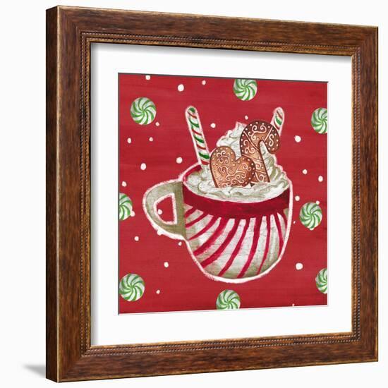 Gingerbread And Hot Cocoa II-Elizabeth Medley-Framed Art Print