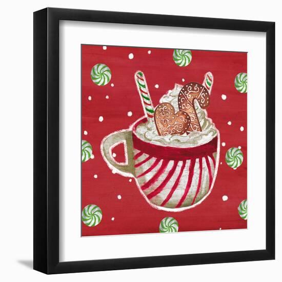 Gingerbread And Hot Cocoa II-Elizabeth Medley-Framed Art Print