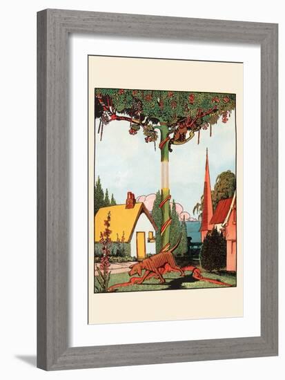 Gingerbread Dog Looking for the Cat-Eugene Field-Framed Art Print