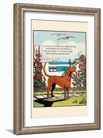 Gingerbread Dog-Eugene Field-Framed Art Print