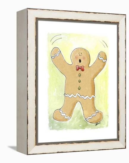 Gingerbread Man-Jennifer Zsolt-Framed Premier Image Canvas