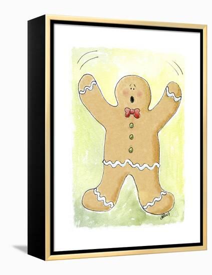 Gingerbread Man-Jennifer Zsolt-Framed Premier Image Canvas