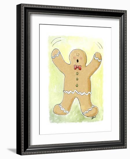 Gingerbread Man-Jennifer Zsolt-Framed Giclee Print