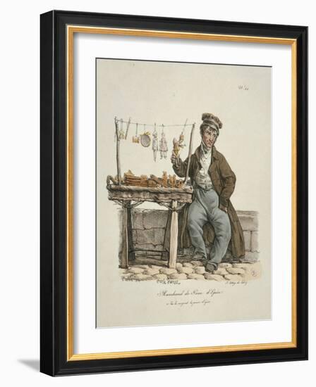 Gingerbread Seller-Antoine Charles Horace Vernet-Framed Giclee Print