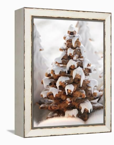 Gingerbread Trees with Glacé Icing-null-Framed Premier Image Canvas