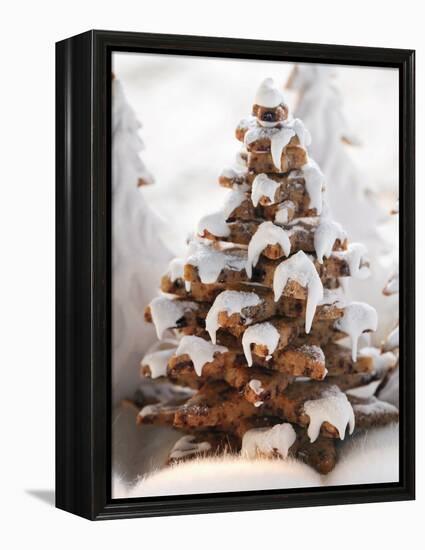 Gingerbread Trees with Glacé Icing-null-Framed Premier Image Canvas