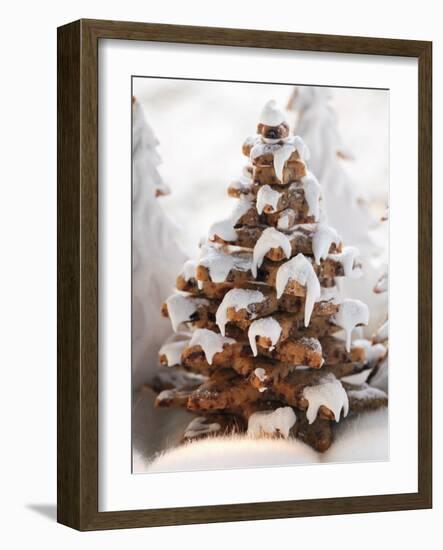 Gingerbread Trees with Glacé Icing-null-Framed Photographic Print