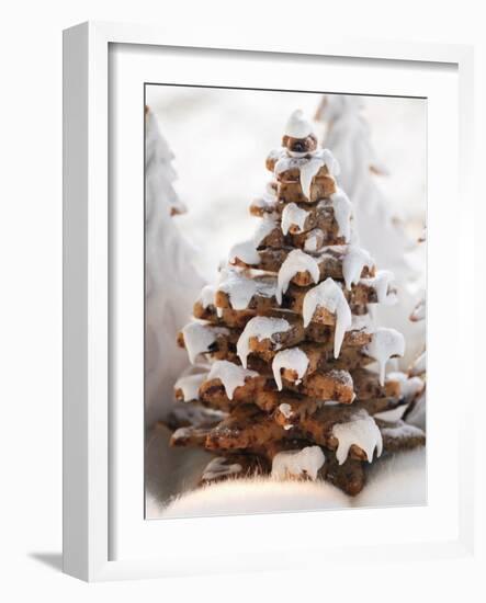 Gingerbread Trees with Glacé Icing-null-Framed Photographic Print