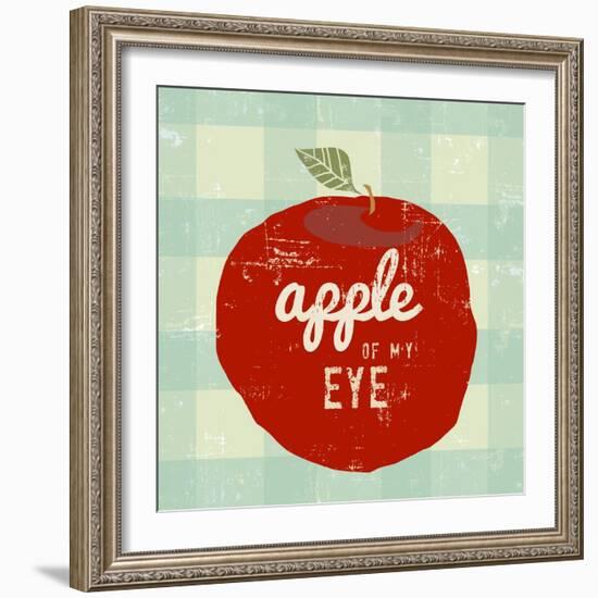 Gingham Apple-Lola Bryant-Framed Art Print