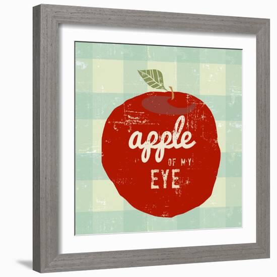 Gingham Apple-Lola Bryant-Framed Art Print