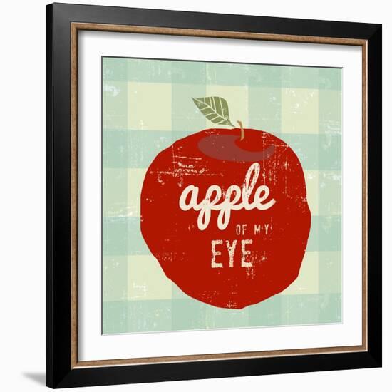 Gingham Apple-Lola Bryant-Framed Art Print