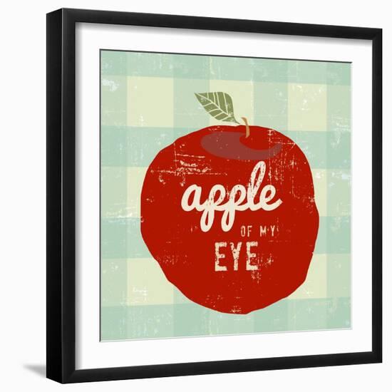 Gingham Apple-Lola Bryant-Framed Art Print