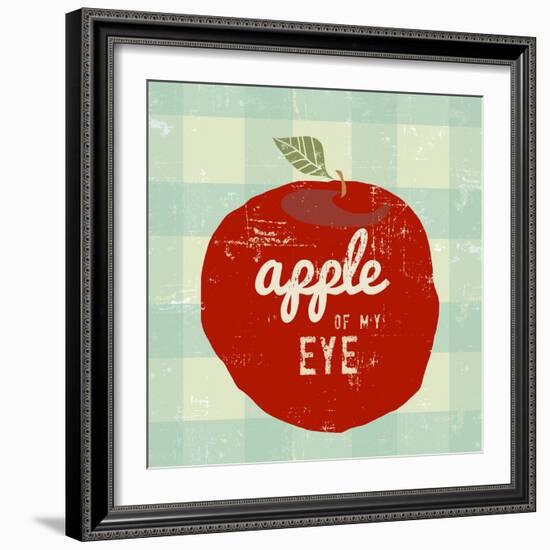 Gingham Apple-Lola Bryant-Framed Art Print