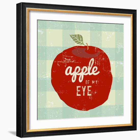 Gingham Apple-Lola Bryant-Framed Art Print