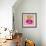 Gingham Beet-Lola Bryant-Framed Art Print displayed on a wall