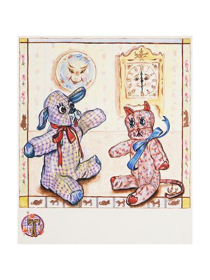 Gingham Dog And Calico Cat Giclee Print Judy Mastrangelo Art Com