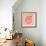 Gingham Peach-Lola Bryant-Framed Premium Giclee Print displayed on a wall