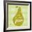 Gingham Pear-Lola Bryant-Framed Art Print