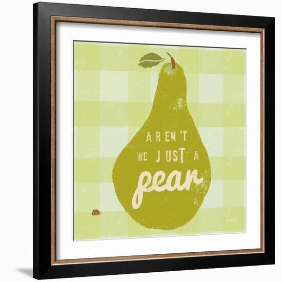 Gingham Pear-Lola Bryant-Framed Art Print