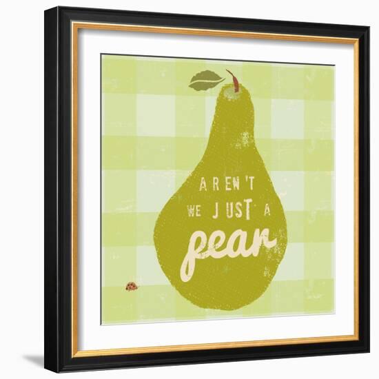 Gingham Pear-Lola Bryant-Framed Premium Giclee Print