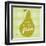 Gingham Pear-Lola Bryant-Framed Art Print