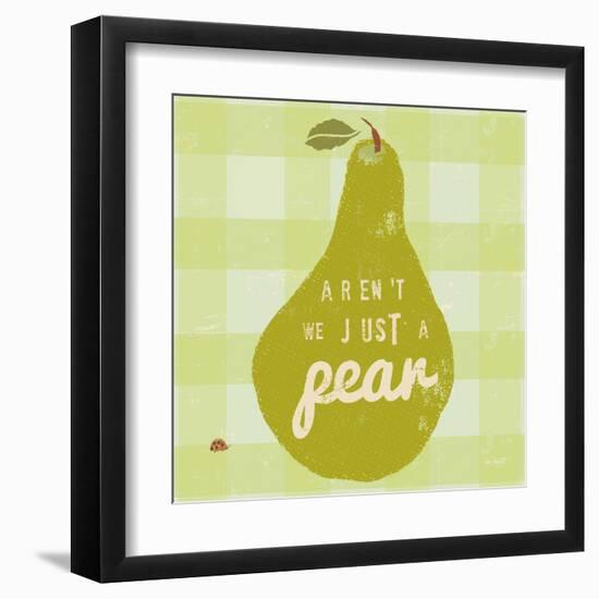 Gingham Pear-Lola Bryant-Framed Art Print