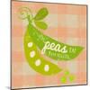 Gingham Peas-Lola Bryant-Mounted Art Print