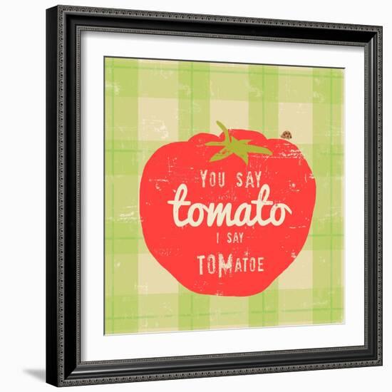 Gingham Tomato-Lola Bryant-Framed Art Print