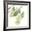 Gingko Leaves I on White-Chris Paschke-Framed Art Print