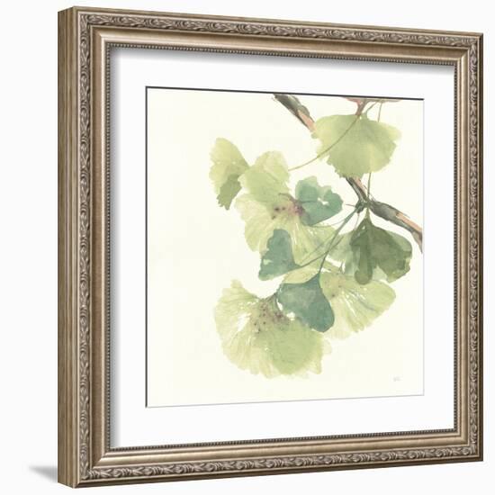 Gingko Leaves II Light-Chris Paschke-Framed Art Print