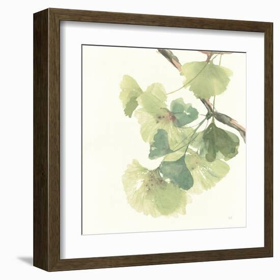 Gingko Leaves II Light-Chris Paschke-Framed Art Print