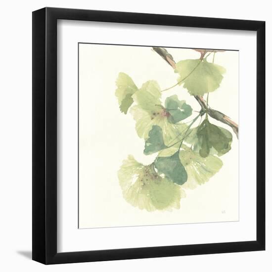 Gingko Leaves II Light-Chris Paschke-Framed Art Print