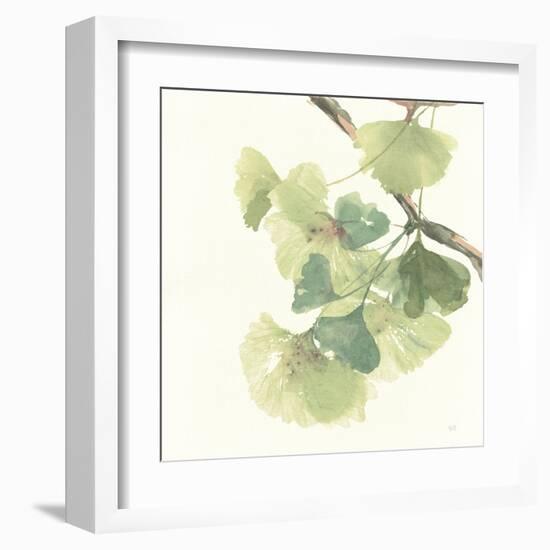 Gingko Leaves II Light-Chris Paschke-Framed Art Print