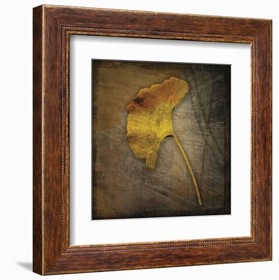 Gingko-John W^ Golden-Framed Art Print